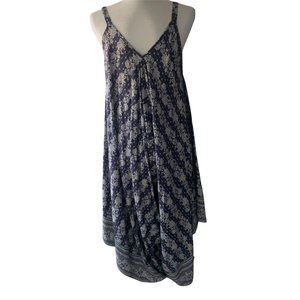 Japna Sleeveless Floral Oversized Jumpsuit Women's Size Small